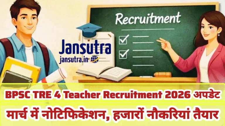 BPSC TRE 4 Teacher Recruitment 2026